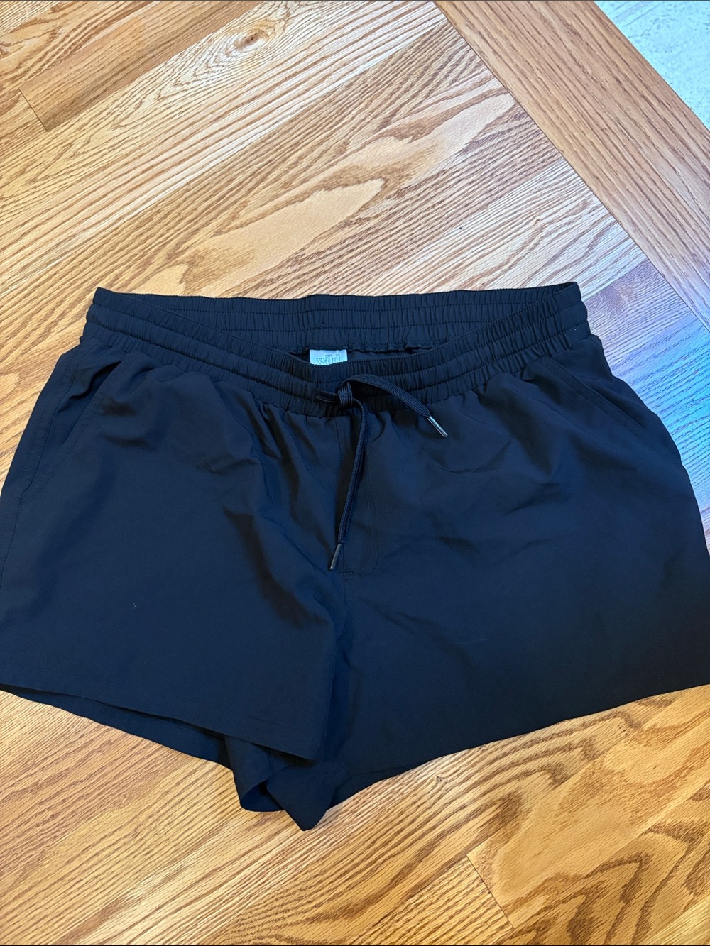 Wild Fable Women's Black Elastic-Waist Athletic Shorts